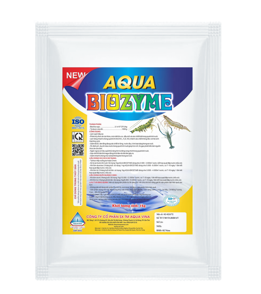 AQUA BIOZYME – GÂY MÀU NƯỚC, TẠO THỨC ĂN