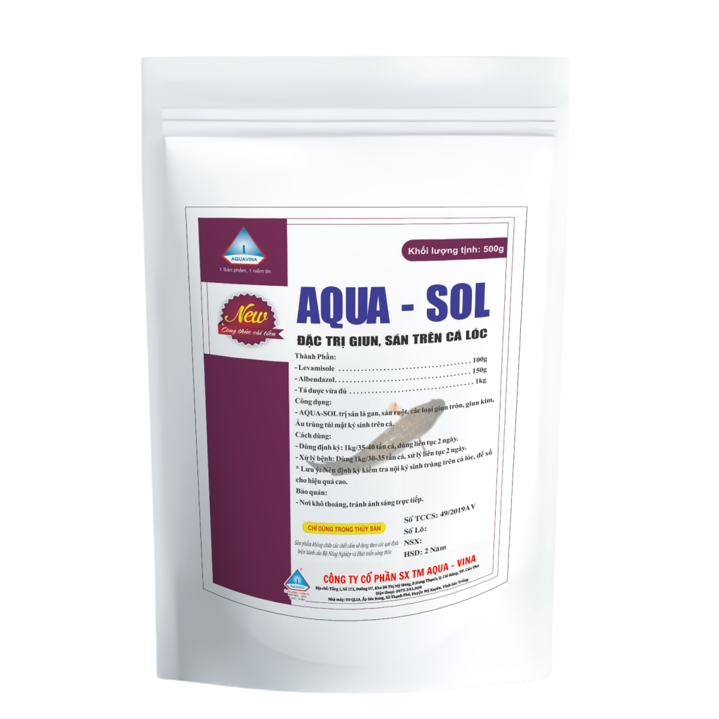 AQUA SOL – TRỊ SÁN LÁ GAN, SÁN RUỘT