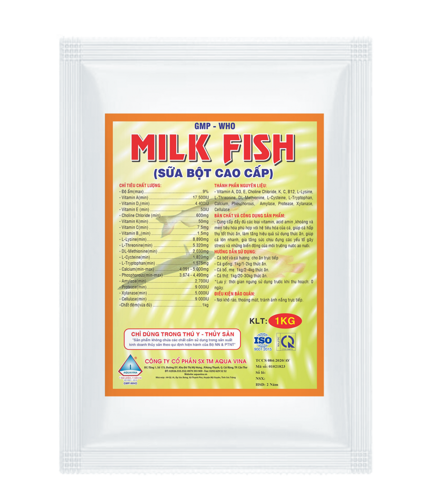 MILK FISH – HẤP THỤ TỐT THỨC ĂN