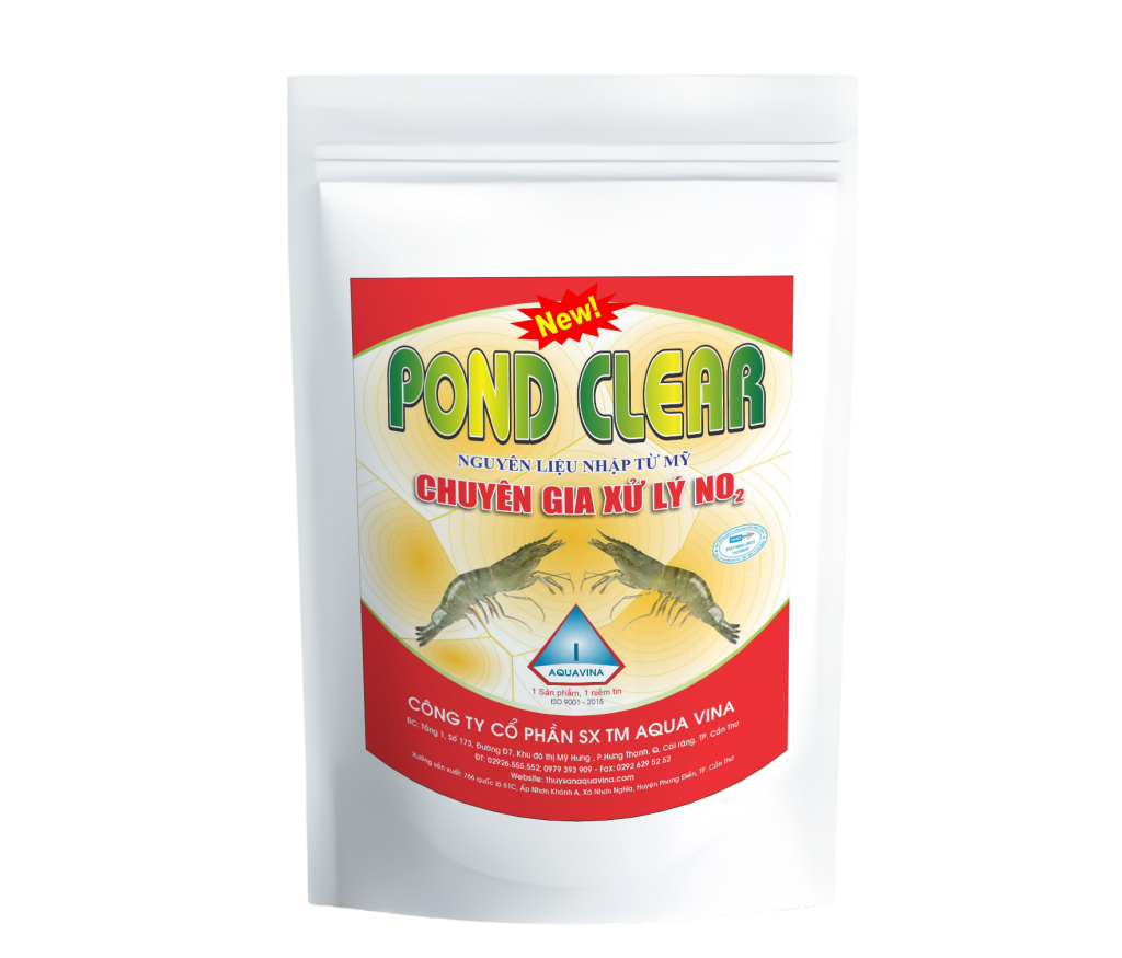 POND CLEAR – GIẢM TẢO ĐỘC NHANH, GIẢM MÙI HÔI