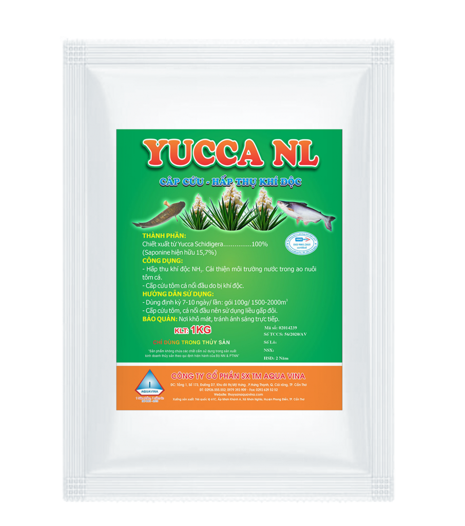 YUCCA NL – HẤP THỤ KHÍ ĐỘC