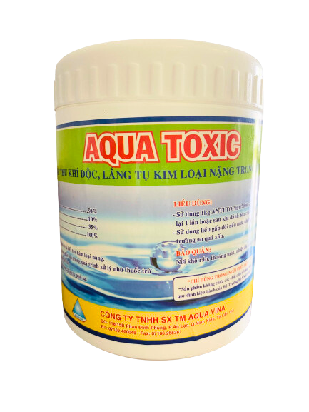 AQUA TOXIC – HẤP THU KHÍ ĐỘC, XỬ LÝ KIM LOẠI NẶNG