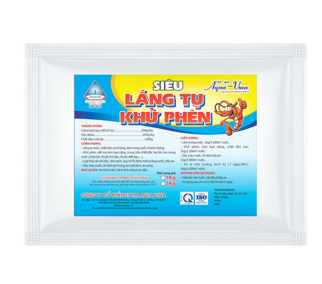 SIÊU LẮNG TỤ KHỬ PHÈN – LẮNG TỤ MÙN BÃ HỮU CƠ LƠ LỬNG