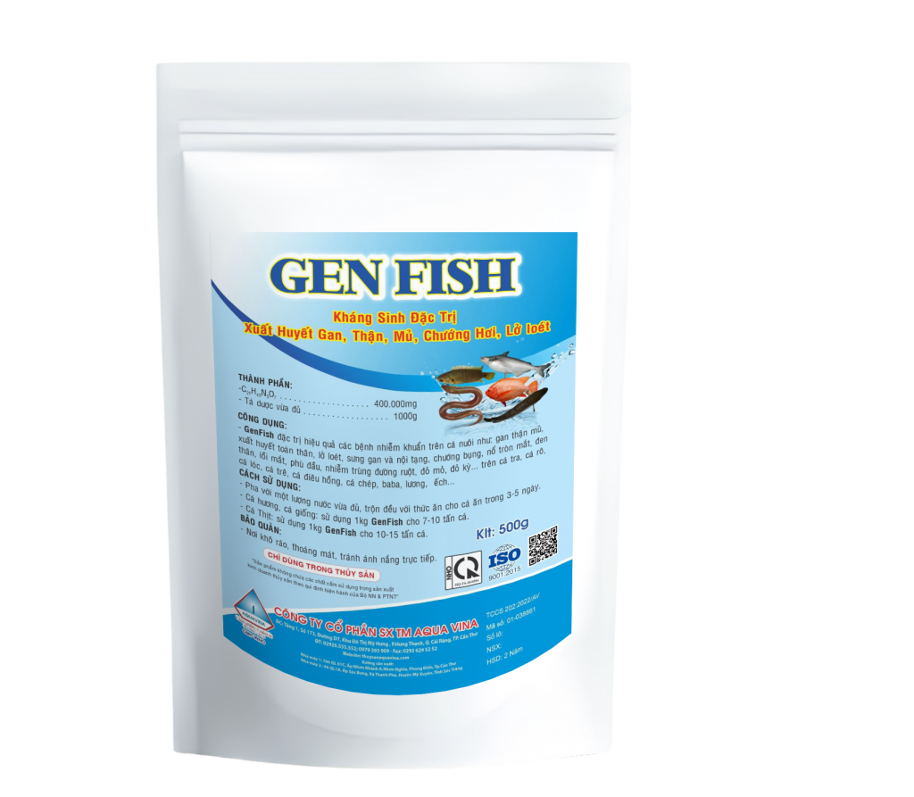 GEN FISH – ĐẶC TRỊ XUẤT HUYẾT, PHÙ ĐẦU