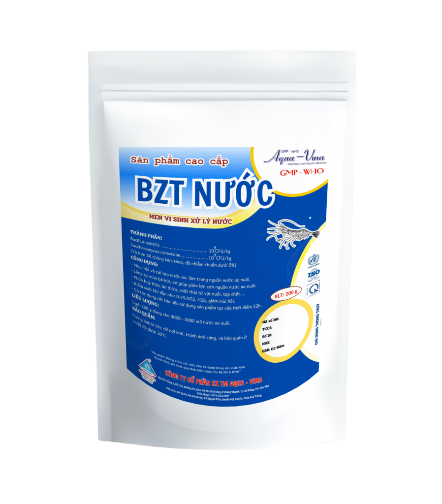 BZT NƯỚC – LẮNG TỤ MÙN BÃ HỮU CƠ