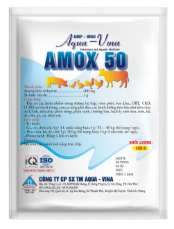 AMOX 50 – ĐẶC TRỊ BỆNH NHIỄM TRÙNG ĐƯỜNG HÔ HẤP