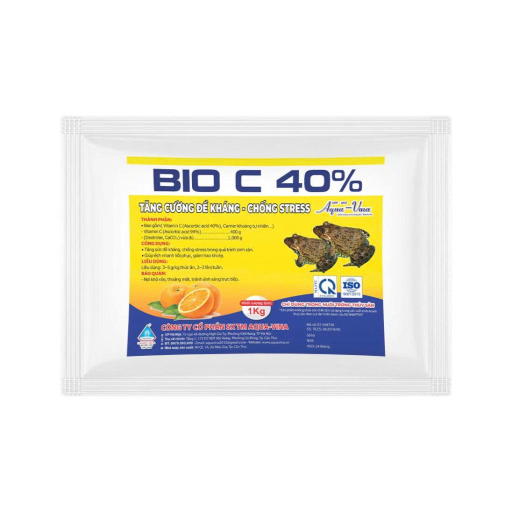 bio c 40% nuôi ếch