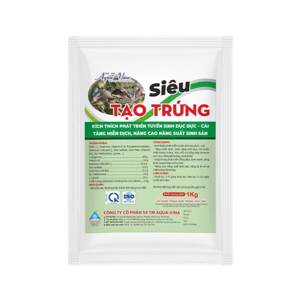 siêu tạo trứng nuôi ếch sinh sản
